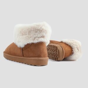 Ardene Cozy Brown Fur Women's Boots, Size 7